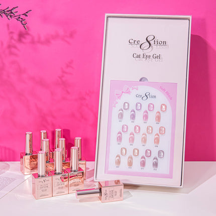 Cre8tion Cat Eye Soft Blush Kit - 12 Colors Set