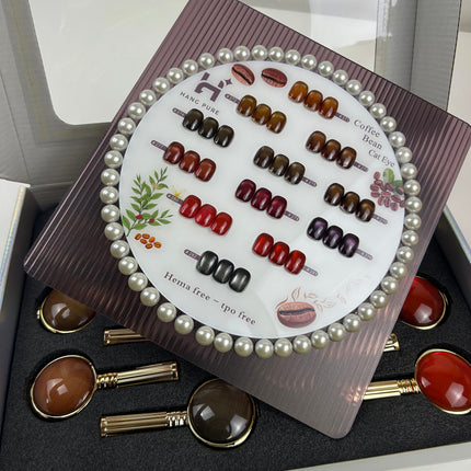 HANG - Coffee Bean Cat Eye Gel Polish - HEMA & TPO Free 12 Color Set (#271 - 282) + Free Display & Magnet