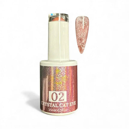 J&J PRICE LESS - Crystal Cat Eye #02 - TTT Nails Supply