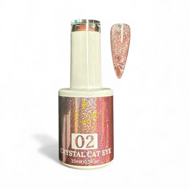 J&J PRICE LESS - Crystal Cat Eye #02 - TTT Nails Supply