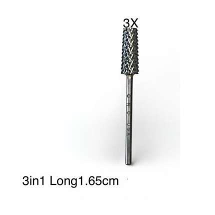 J&J Priceless 3/32 Carbide - 3in1 LONG 165mm Bit - 3XCOARSE #3XC