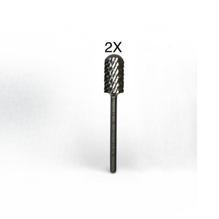 J&J Priceless 3/32" Carbide - Round Top Large Barrel Bit - 2XCOARSE #2XC