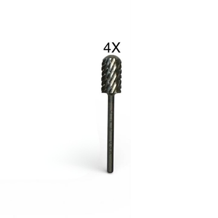 J&J Priceless 3/32" Carbide - Round Top Large Barrel Bit - 4XCOARSE #4XC