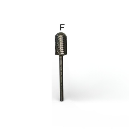 J&J Priceless 3/32" Carbide - Round Top Large Barrel Bit - FINE #F