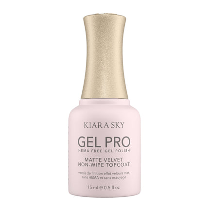 Kiara Sky HEMA-Free Gel Pro Matte Velvet Top Coat 0.5oz (15ml)