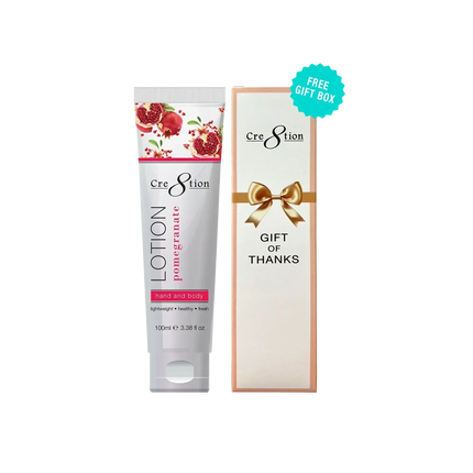 Cre8tion Hand & Body Lotion 100 ml/fl. 3.3oz - ROSE, Case 60pcs (Free Gift Box) - TTT Nails Supply