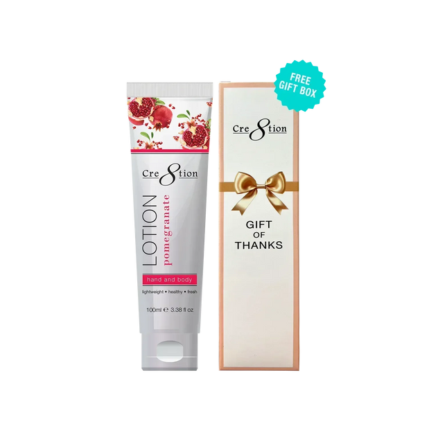 Cre8tion Hand & Body Lotion 100 ml/fl. 3.3oz - ROSE, Case 60pcs (Free Gift Box) - TTT Nails Supply