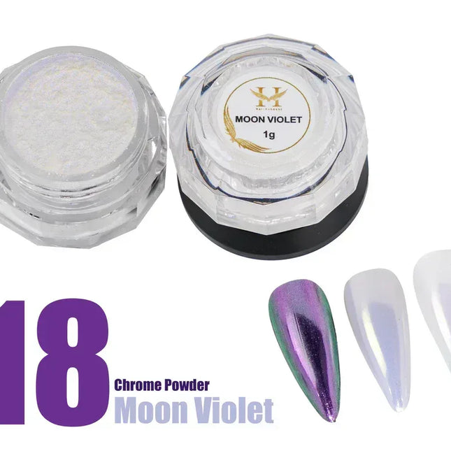HANG Chrome Powder - #18 Moon Violet 1g - TTT Nails Supply