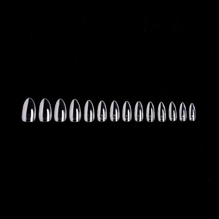 iGel PRO-X Soft Gel Nail Tips 20 - Natural Almond Medium (600 pcs)