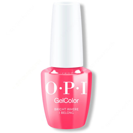 OPI Trip to the Brite Side - Gel Color - GCS080 - Bright Where I Belong 0.5 oz