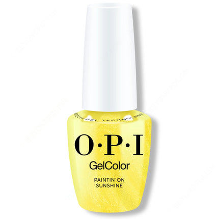 OPI Trip to the Brite Side - Gel Color - GCS079 - Paintin on Sunshine 0.5 oz