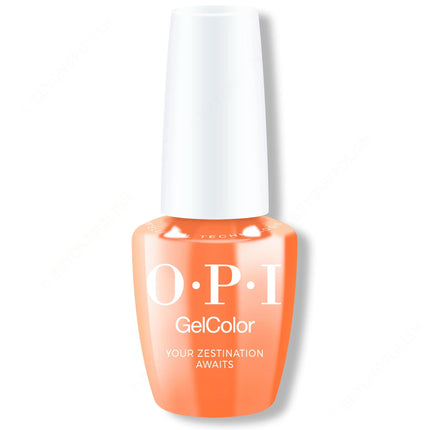 OPI Trip to the Brite Side - Gel Color - GCS084 - Your Zestination Awaits 0.5 oz