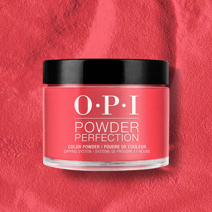OPI DIP POWDER PERFECTION - DPA70 - RED HOT RIO 1.5oz