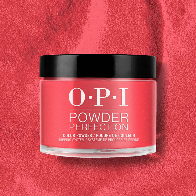 OPI DIP POWDER PERFECTION - DPA70 - RED HOT RIO 1.5oz