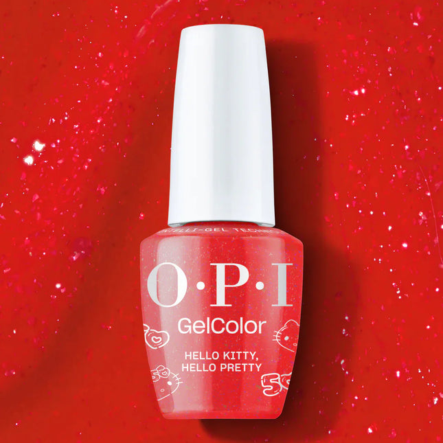 OPI GELCOLOR - GCHK04 - HELLO KITTY, HELLO PRETTY