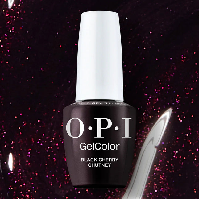 OPI GEL COLOR - GCI43 - BLACK CHERRY CHUTNEY