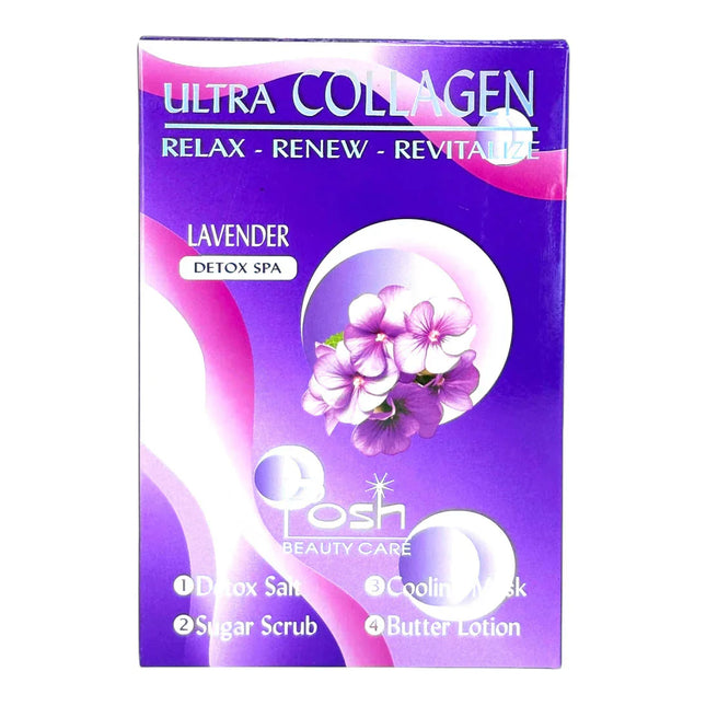 Posh Ultra Collagen 4-in-1 Pedicure/Manicure Kit - Lavender (50pcs/case)