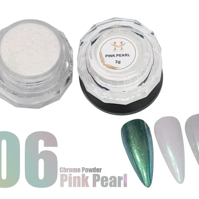 HANG Chrome Powder - #06 Pink Pearl Chrome 3g - TTT Nails Supply