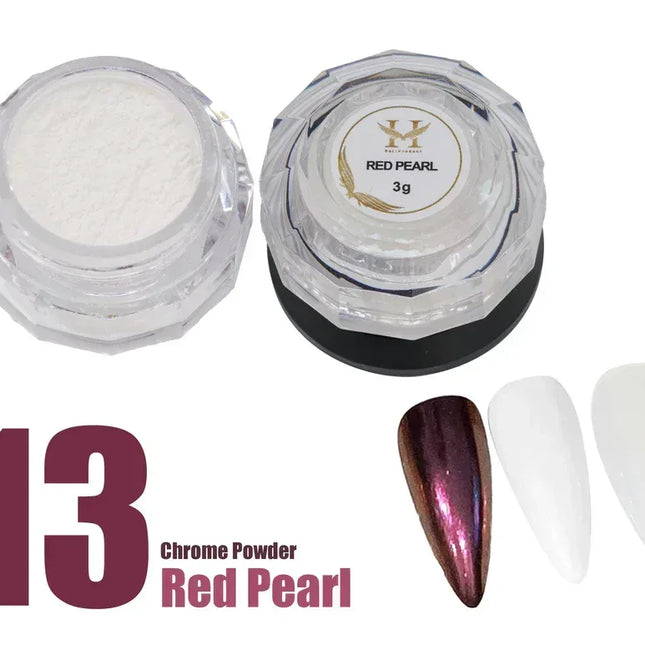 HANG Chrome Powder - #13 Red Pearl 3g - TTT Nails Supply