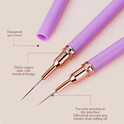 5pcs Nail Art Liner Brush Set