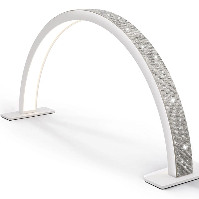 U-Shaped Diamond LED Desk Lamp – Half Moon Nail Light for Manicure & Nail Art Salon