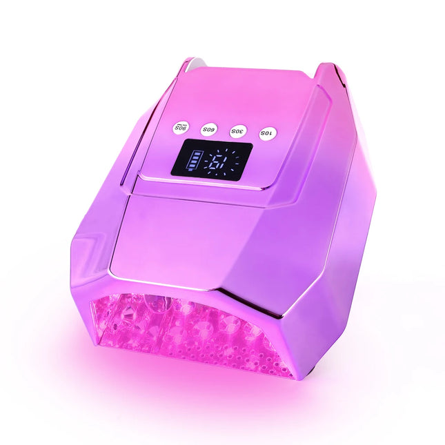 Professional 96W Cordless UV LED Nail Lamp – Rechargeable Gel Cure