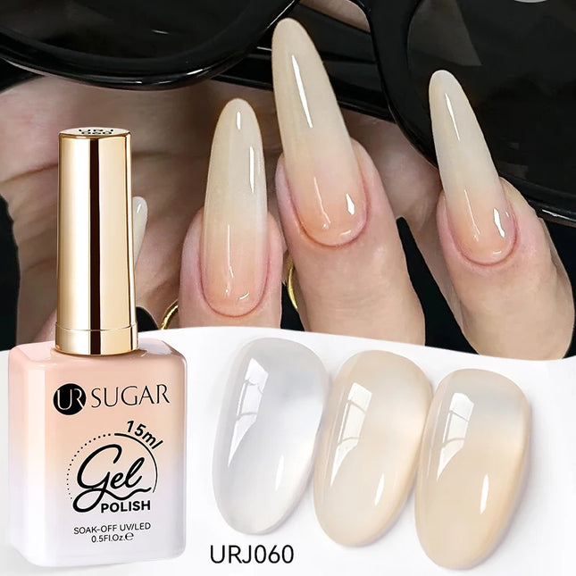 Jelly Gel Polish – Translucent Sheer Nail Gel