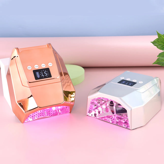 Professional 96W Cordless UV LED Nail Lamp – Rechargeable Gel Cure