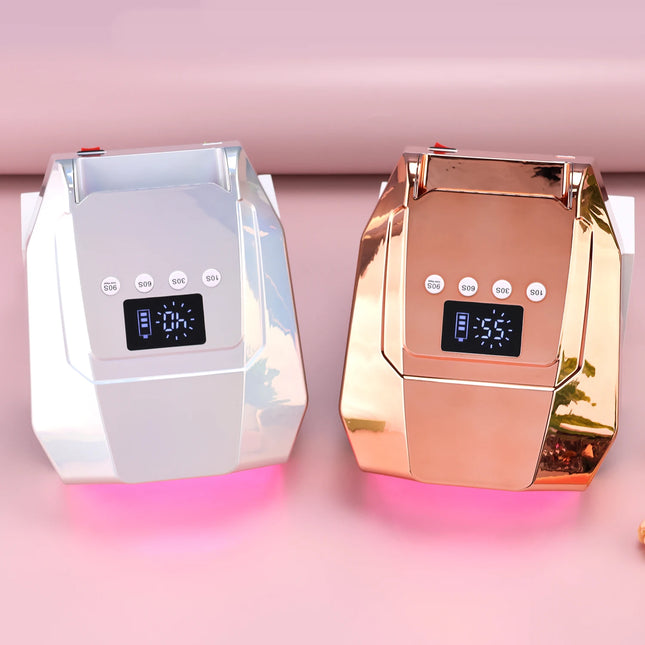 Professional 96W Cordless UV LED Nail Lamp – Rechargeable Gel Cure