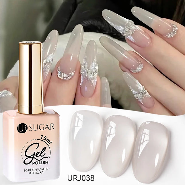 Jelly Gel Polish – Translucent Sheer Nail Gel