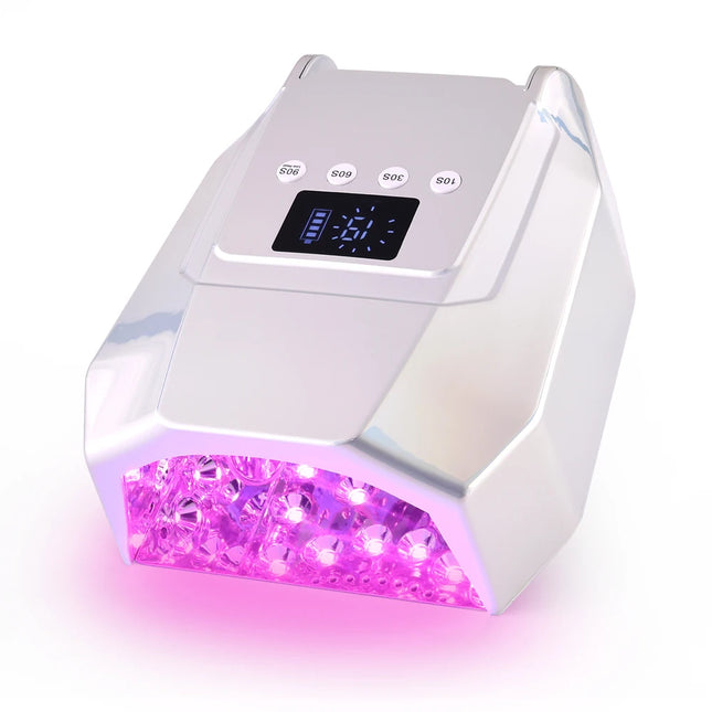 Professional 96W Cordless UV LED Nail Lamp – Rechargeable Gel Cure
