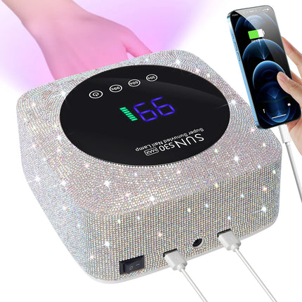 Professional 57-LED UV Nail Lamp – Wireless Gel Polish Dryer