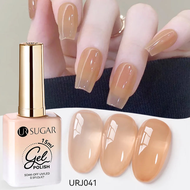 Jelly Gel Polish – Translucent Sheer Nail Gel