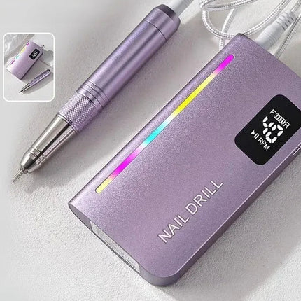 40,000RPM Cordless Nail Drill – Brushless Pro E-File