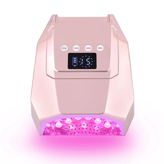 Professional 96W Cordless UV LED Nail Lamp – Rechargeable Gel Cure