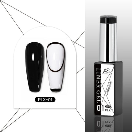 Solid Liner Nail Art Gel – Smooth, High-Pigment Colors