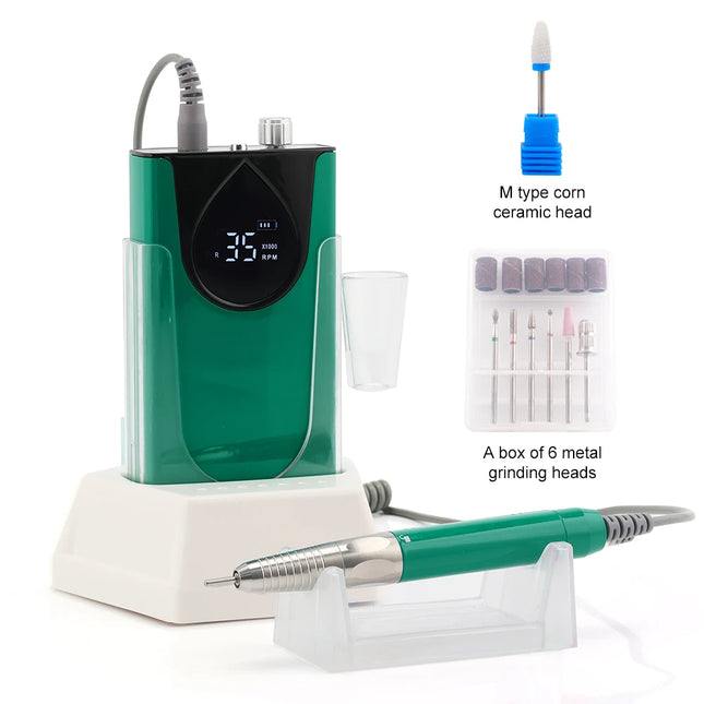 Portable Brushless Nail Drill – Aluminum