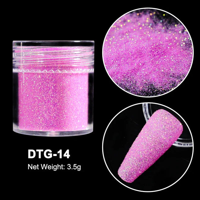Sugar Nail Art Glitter Powder