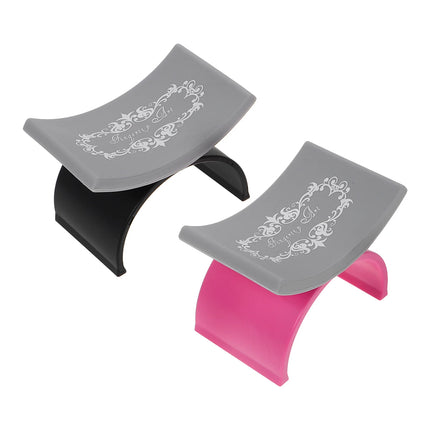 2Pcs Silicone Nail Arm Rest Hand Pillow
