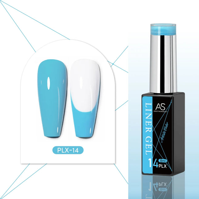 Solid Liner Nail Art Gel – Smooth, High-Pigment Colors