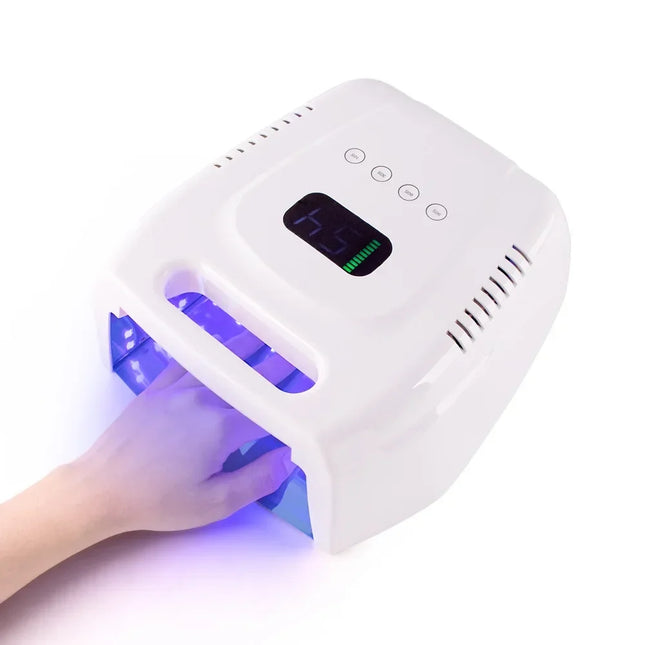 Professional UV LED Nail Lamp 96W – Cordless, 51 LEDs, Touch Control
