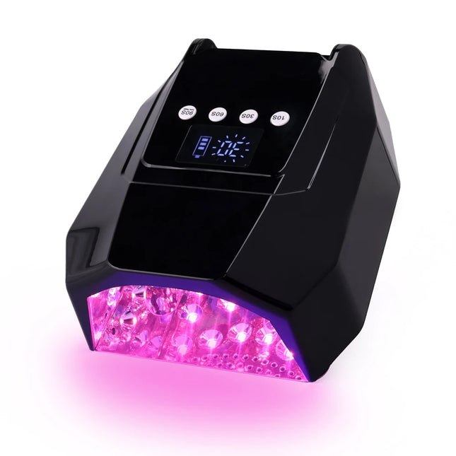 Professional 96W Cordless UV LED Nail Lamp – Rechargeable Gel Cure