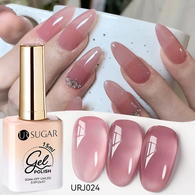 Jelly Nude Translucent Soak-Off Gel Polish