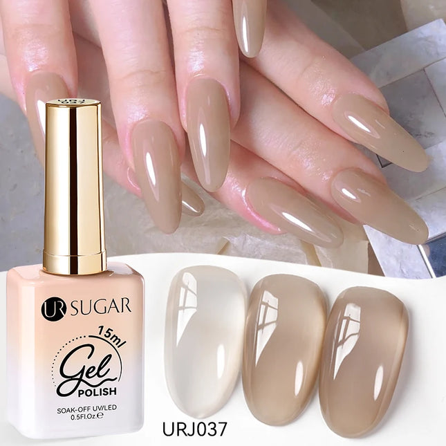 Jelly Gel Polish – Translucent Sheer Nail Gel