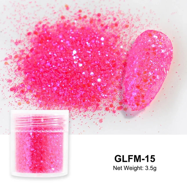 Sugar Nail Art Glitter Powder