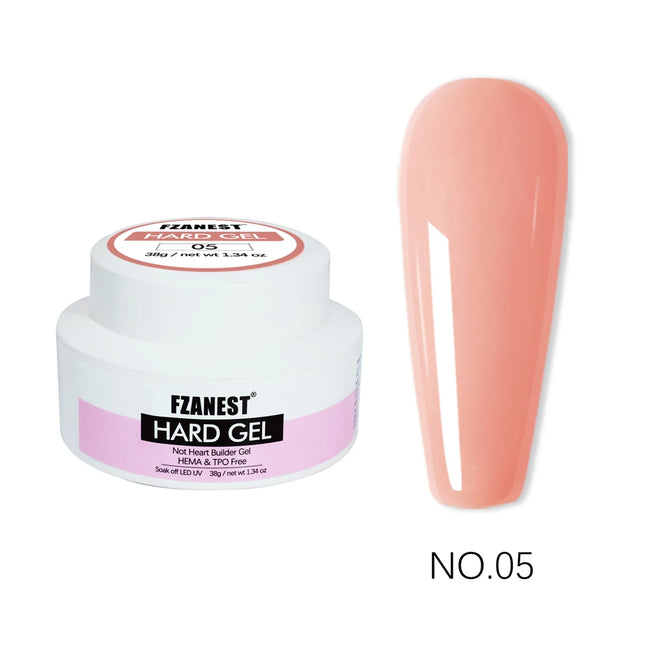 No-Heat Builder Nail Gel HEMA-Free  – 9 Colors