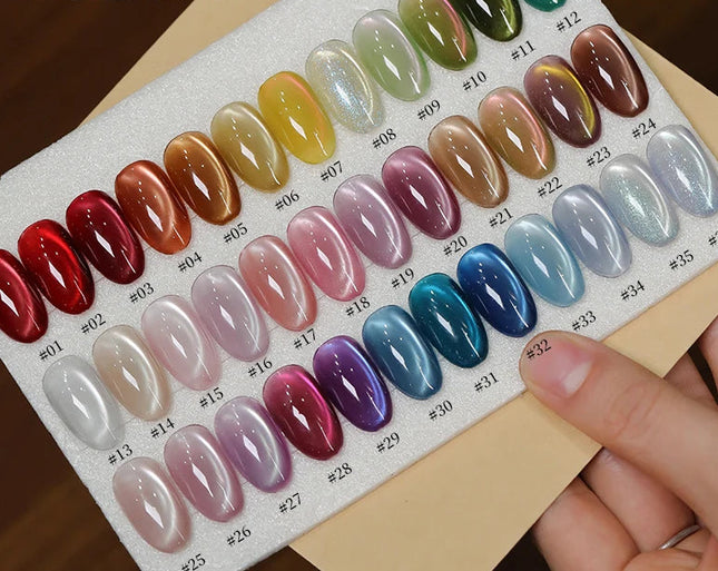 Star River Galaxy Cat-Eye Gel Polish Set – 36 Magnetic Shades