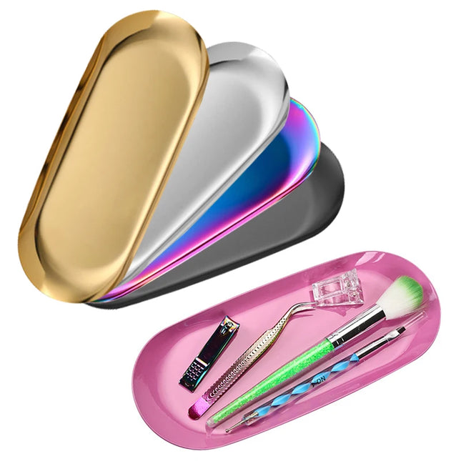 Stainless Steel Nail Art Equipment Tray