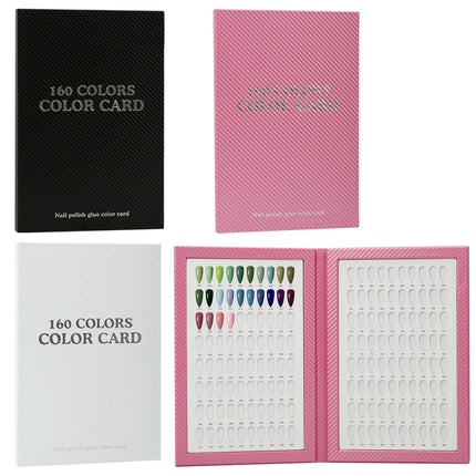 Professional Gel Nail Color Chart Book