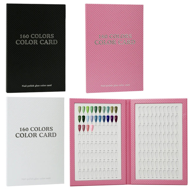 Professional Gel Nail Color Chart Book